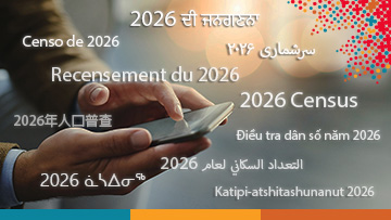 Census information in many languages 